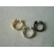 wholesale 3 pieces Punk  gold silver black tone rivet opened ring R-0124