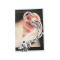 retro Gothic punk bronze silver metal  fox king  ear cuff ear stud E-1203