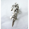 Vintage Style Rhinestone Dragon Knuckle Joint Sharp Ring 8.5 Size R-0138