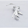 New Fashion Silver Tone Metal Leaf Ear Cuff Earring E-0573