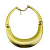 2style Retro Vintage Gold Metal Carved Moveable Choker Bib Necklace