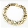 Heavy Retro Gold/Silver Metal Chunky Snake Great Wall Link Chain Choker Necklace N-1881
