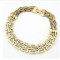 Heavy Retro Gold/Silver Metal Chunky Snake Great Wall Link Chain Choker Necklace N-1881