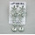 New Boho Enamel Crystal Petal Flowers Tassel Ear Stud Earrings