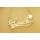 New Fashion Gold Plated Lovely LUCK Letters Rhinestone Necklace N-2787
