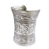 B-0143 4Colors Vintage Metal Big Wide Open Cuff Bangles for Women Boho Tribal Party Jewelry