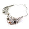 Bohemian Retro rhinestone hollow out flower collar choker necklace N-2013