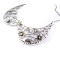 Bohemian Retro rhinestone hollow out flower collar choker necklace N-2013