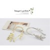 2pieces 2 colors punk rock flower leaf ear cuff E-0578