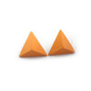 European style Pyramid three-dimensional triangle rivet ear stud E-2019