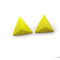 European style Pyramid three-dimensional triangle rivet ear stud E-2019