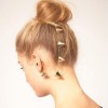 New Gold Tone Triangle Tassel Ear Cuff Tuck Comb Hairpin E-0106
