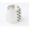European style gold/silver plated nail rivet fashion opened bangle B-0081