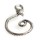 New Punk Rock Earrings silver Metal Wrap snake shape Ear Cuff stud Clip E-1207