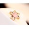 New charming gold plated opal Cat's Eye pearl bowknot cat ring earring necklace set