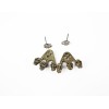 New Punk Rock  skull head claw ear cuff ear stud E-1092