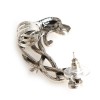 New Punk Rock Earrings  bronze silver Metal fire shape  bird phoenix Ear Cuff ear  stud E-1184