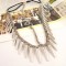 New in punk rock silver/bronze color rivet tassels  Headband F-0071