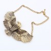 European style Fashion The eagle expanded its wings  Choker Bib Necklace N-3252