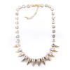 European style Fashion Rivet Rhinestone Charming Necklace N-1289