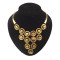 New Fashion Vintage Gold Tone Metal Circle Eyes Choker Necklace N-1872