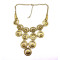 New Fashion Vintage Gold Tone Metal Circle Eyes Choker Necklace N-1872