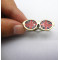 Fashion Bronze Meital Cute Glass Flag Enamel Lovely Double Finger Ring R-0193