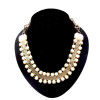 New European Style Gold Tone Metal Resin Stone Gem Choker Beautiful Bib Necklace N-0266