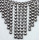 New Fashion Charming Round Paillette Tassel Choker Bib Necklace N-1753