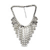 New Fashion Charming Round Paillette Tassel Choker Bib Necklace N-1753