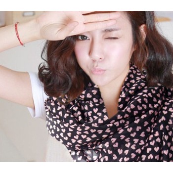 New Coming Fashion Small Heart Lovely scarf shawl C-0007