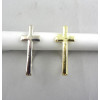 Wholesale 2Pcs Silver/Gold Cross Double Fingers Ring #6 and #8 Size R-0514