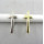 Wholesale 2Pcs Silver/Gold Cross Double Fingers Ring #6 and #8 Size R-0514