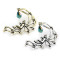 E-1196 Vintage Style Angel Drop Ball Tassel Ear Stud Ear Cuff