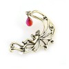 E-1196 Vintage Style Angel Drop Ball Tassel Ear Stud Ear Cuff
