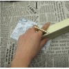 R-0737 New Vintage Style Bronze Metal Geometrical Triangle Ring