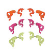 punk gold plated vintage bronze/silver  colorful horse Ear Cuff  ear stud  E-1654