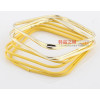 Fashion Classic Multi Strands 8 Piece Metal Square Bangle Bracelet Set