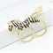 R-0603 New Arrival Fashion Enamel Zebre Rhinestone Double Fingers Ring