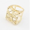 R-0147 vintage style 5colors geometry magic square ring