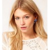 E-1636 New Lovely Enamel Big Swallow Ear Stud