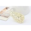 E-0595 new Fashion Gold/Silver/Bronze Metal Drop Leaf Ear Stud Ear Cuff