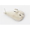 E-0595 new Fashion Gold/Silver/Bronze Metal Drop Leaf Ear Stud Ear Cuff