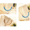 S-0011 Womens Funny Blue Enamel Golden Pencil Cuff Bangle Collar Necklace Choose Style