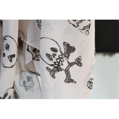 C-0015 New Punk Bulb Bone Skull US Dollar Sign Design Scarf Shawl Color Choose