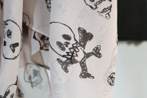 C-0015 New Punk Bulb Bone Skull US Dollar Sign Design Scarf Shawl Color Choose
