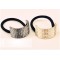 F-0063 Wholesale 3PCs 3 Color Show Time Metal Semicircle Hair Band Ponytail Holder