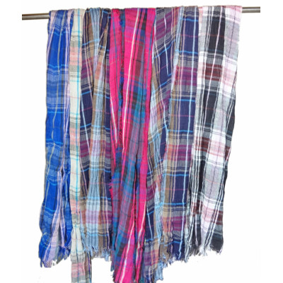 C-0004 New Coming Fashion Strip Pane Design Shawl Wrap Scarf Color Choose