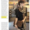 C-0008 2012 Korean new woman scarf Europe leopard scarf velvet Chiffon Scarf
