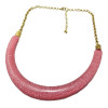 N-0288 Ladies Chunky New Design Resin Stone Collar Bib Necklace